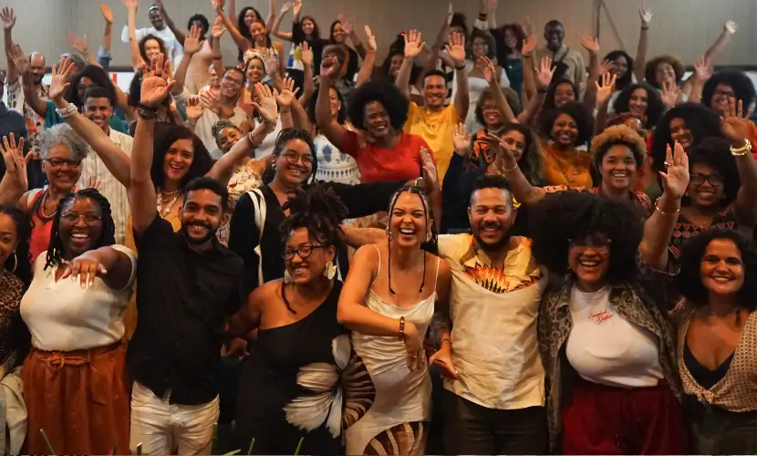 Formação em clínica racializada e saúde emntal da população negra, realizada pelo Pra Preto Psi em setembro de 2025, no Museu do Dinheiro, Salvador/BA